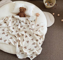画像をギャラリービューアに読み込む, 【即納】くまさんガーゼブランケット