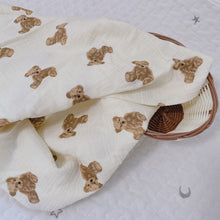 画像をギャラリービューアに読み込む, 【即納】くまさんガーゼブランケット