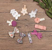 画像をギャラリービューアに読み込む, 【即納&送料無料】ヘアクリップ ヘアピン ヘアアクセサリー 前髪クリップ 10点